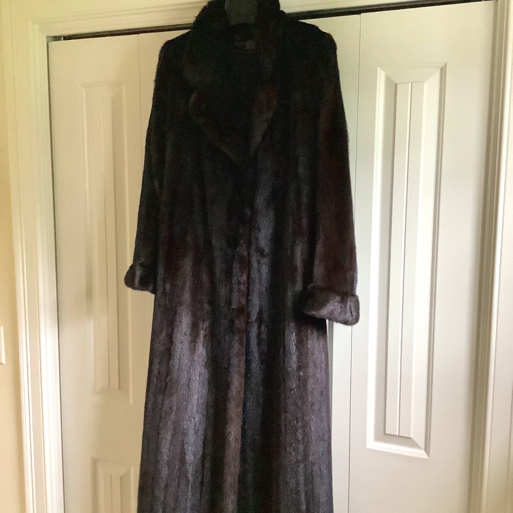 Mink coat…Vintage mahogany full length